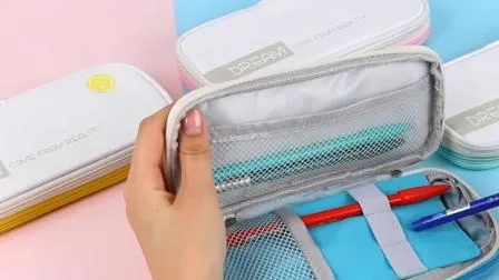 De volta às aulas Moda Kawaii Bolsa de papelaria Sacos de lápis para estudantes