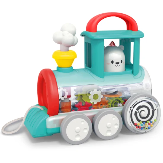 Novo melhor trem de brinquedo push along carro veículo elétrico produtos para bebê atacado pequenos brinquedos para bebês crianças brinquedos educativos de plástico