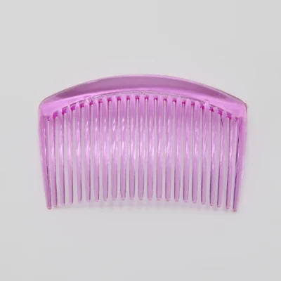 Presilha de cabelo promocional roxa com 23 dentes em promoção